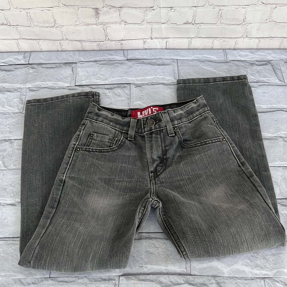 Levi’s 514 slim straight black boys jeans size 8